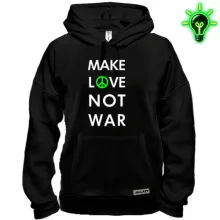 Балахон "Make Love, Not War" (glow)