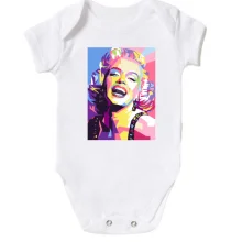 Детское боди Marilyn Monroe Art