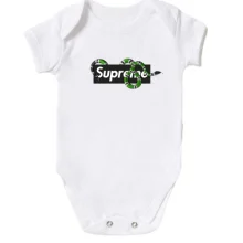 Детское боди "Supreme" со змеей