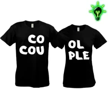 Парные футболки Cool Couple (glow)