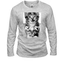Лонгслив Rawr кот