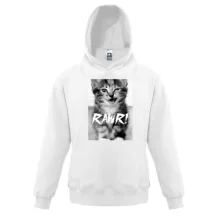 Детская толстовка Rawr кот
