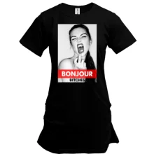 Подовжена футболка Bonjour