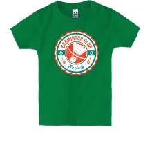 Детская футболка Badminton Club Society