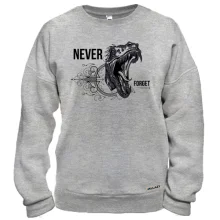 Свитшот Never forget Dinosaur