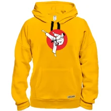 Толстовка с каратистом