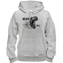Толстовка Never forget Dinosaur