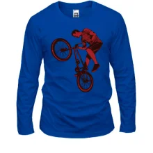 Лонгслив с BMX велосипедистом