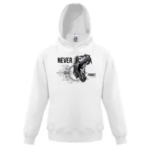 Детская толстовка Never forget Dinosaur