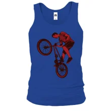 Чоловіча майка з BMX велосипедистом