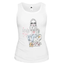 Женская майка fashion girl