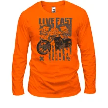 Лонгслив live fast