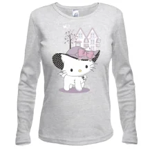 Лонгслив hello kitty в шляпе