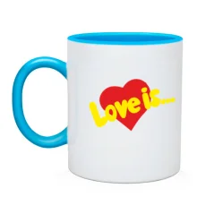 Чашка Love is ... (2)