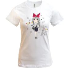 Футболка fashion girl pires
