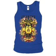 Мужская майка anarchy golden skull