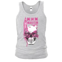 Мужская майка hooligan skull