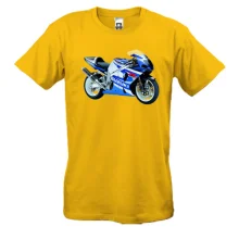 Мужская футболка suzuki motorcycle