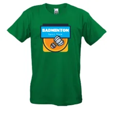 Мужская футболка Badminton sport team