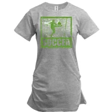 Подовжена футболка soccer