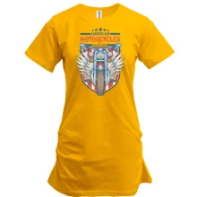 Подовжена футболка american motorcycles