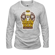 Лонгслив fitness center iron man