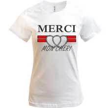 Футболка Merci mon cheri