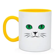 Чашка з котячими очима