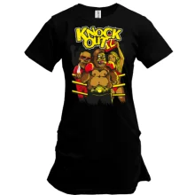 Подовжена футболка knock out
