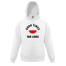 Детская толстовка с арбузом "good times tan lines"