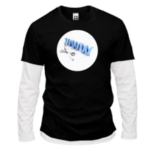 Комбинированный лонгслив www (World Wide Web)