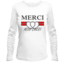 Жіночий лонгслів Merci mon cheri
