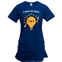 Туника с лампочкой "i have an idea!"
