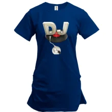 Туника c пластинкой "dj"