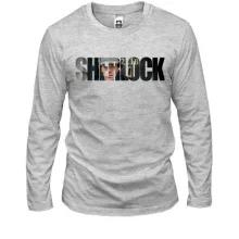 Мужской лонгслив с надписью (sherlock)