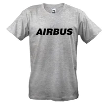 Мужская футболка с надписью Airbus