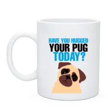 Чашка Hug your pug