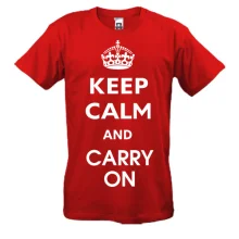 Футболка Keep Calm and Carry On