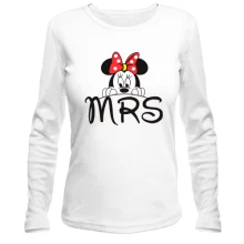 Жіночий лонгслів з Міні Маус "mrs"