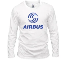 Мужской лонгслив с логотипом Airbus