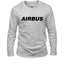Мужской лонгслив с надписью Airbus