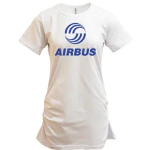 Подовжена футболка з логотипом Airbus