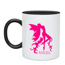 Чашка с розовым ангелом ANGEL