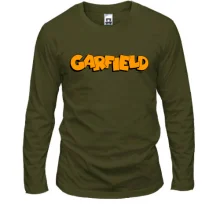 Мужской лонгслив с надписью "Garfield"
