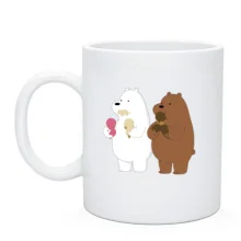 Чашка bears love ice cream