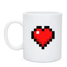 Чашка Minecraft heart