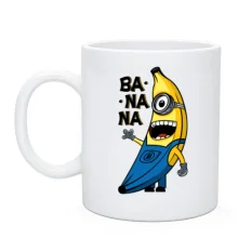 Чашка с миньоном Ba na na