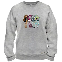 Свитшот с куклами Monster High