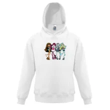 Детская толстовка с куклами Monster High