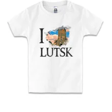 Дитяча футболка Я люблю Луцьк